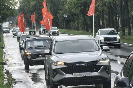 В Иванове прошел автопробег «Красные крылья Победы»