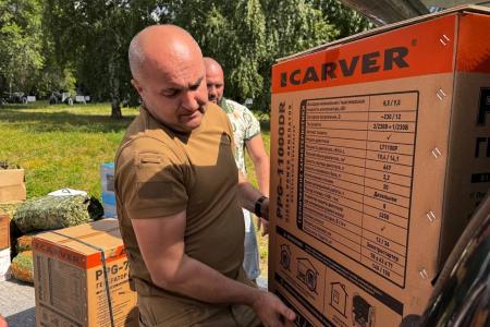 Айрат Гибатдинов передал партию гуманитарной помощи десантникам 104-й гвардейской дивизии ВДВ