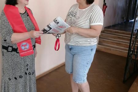 Тамбов. Районные и городские отделения КПРФ продолжают информировать земляков