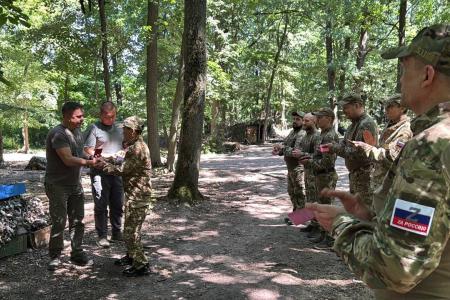 Айрат Гибатдинов посетил подразделения добровольческой бригады «Ветераны» на Курско-Белгородском направлении