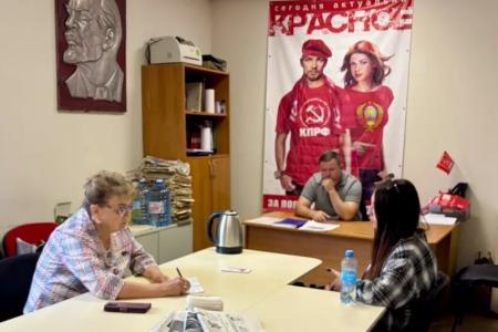 Ольга Алимова в рамках работы в Гвардейске провела прием граждан по личным вопросам