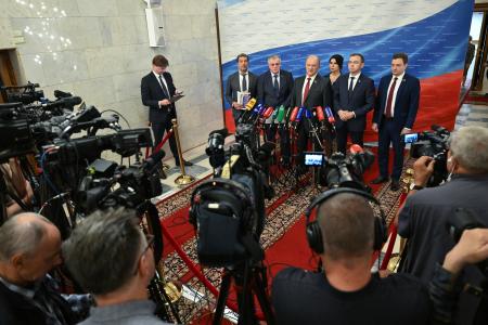 Г.А. Зюганов выступил перед журналистами в Госдуме
