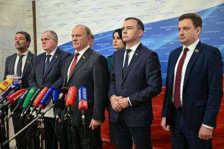 Г.А. Зюганов выступил перед журналистами в Госдуме