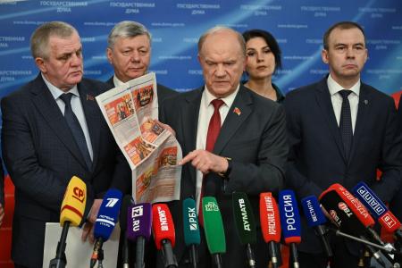Г.А. Зюганов выступил перед журналистами в Госдуме