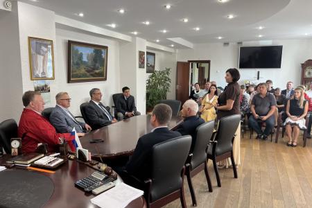 Московская область. Во время рабочего визита в Серпухов Владимир Кашин посетил АО «Дашковка»