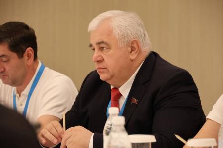 Казбек Тайсаев в составе миссии МПА СНГ принял участие во встречах с лидерами политических партий на выборах в Курултай