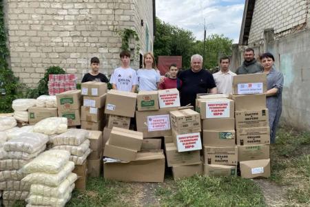 К.К. Тайсаев на Донбассе: поддержка бойцов и помощь детям