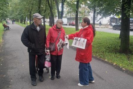 Новгородские коммунисты присоединились к акциям протеста против снятия кандидатов КПРФ