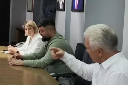 Депутат Госдумы Алексей Куринный и глава Новокузнецка Денис Ильин провели рабочую встречу