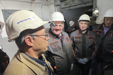 Промышленное сердце Кузбасса: депутат Государственной Думы Николай Коломейцев посетил Новокузнецкий завод ферросплавов