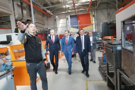 Юрий Афонин и Валентин Коновалов посетили технопарк «Университетский» в Екатеринбурге