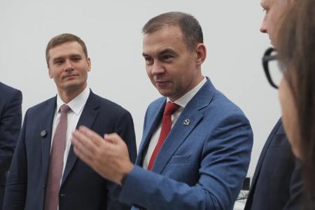 Юрий Афонин и Валентин Коновалов посетили технопарк «Университетский» в Екатеринбурге
