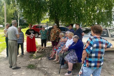 В Ивановской области прошли встречи жителей с кандидатами в депутаты Госдумы от КПРФ Александром Бойковым и Ириной Корыстылевой