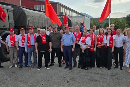 158-й гуманитарный конвой - помощь фронту от коммунистов северного Кавказа и Юга России