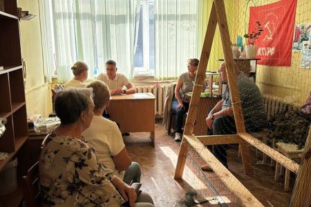 Айрат Гибатдинов посетил Старомайнский район Ульяновской области