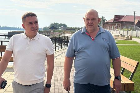 Айрат Гибатдинов посетил Старомайнский район Ульяновской области