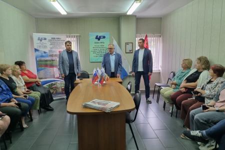 Руководитель фракции КПРФ в Мособлдуме Александр Наумов встретился с коллективом Чеховского регенераторного завода