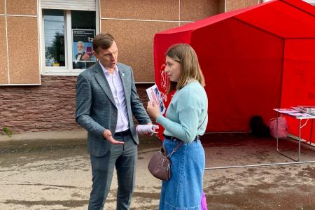 Удмуртия: Агитационная встреча в Индустриальном районе