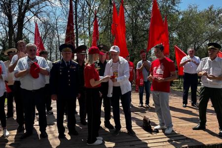 Краснодарский край. Коммунисты Кубани и Дона почтили память красных казаков-героев легендарной Кущевской атаки в августе 1942 года