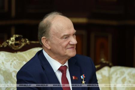 БЕЛТА: Александр Лукашенко встретился с лидером КПРФ Геннадием Зюгановым