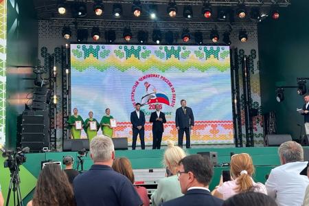 В.И. Кашин принял участие в открытии XIII Открытого чемпионата России по пахоте