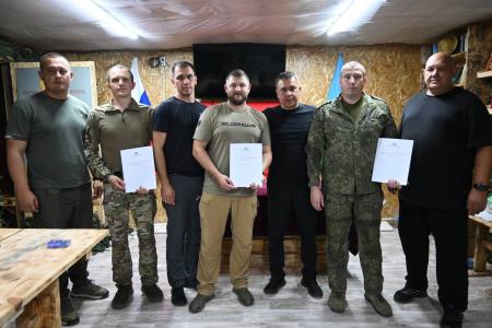 Айрат Гибатдинов в ходе рабочей поездки в Запорожскую область посетил Мелитопольский университет и подразделения ВДВ
