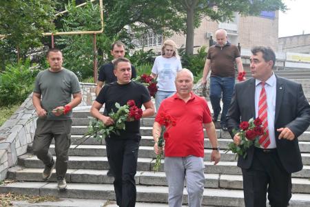 Айрат Гибатдинов в ходе рабочей поездки в Запорожскую область посетил Мелитопольский университет и подразделения ВДВ