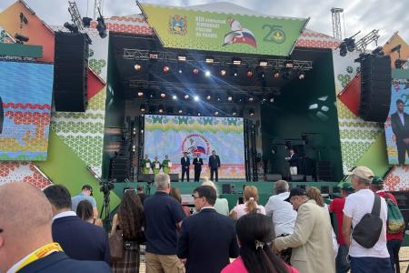 В.И. Кашин принял участие в открытии XIII Открытого чемпионата России по пахоте