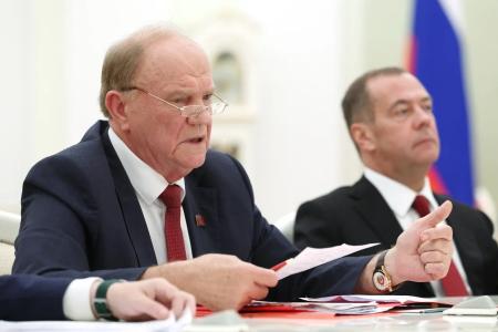 Г.А. Зюганов принял участие во встрече Владимира Путина с руководителями парламентских партий