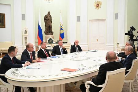 Г.А. Зюганов принял участие во встрече Владимира Путина с руководителями парламентских партий