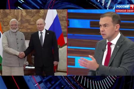 Юрий Афонин в эфире «России-1»: Геннадий Андреевич Зюганов ещё четверть века назад точно предсказал ключевые тенденции развития современного мира