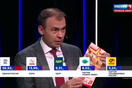 Юрий Афонин в эфире «России-1»: Фракция КПРФ в новом созыве будет добиваться принятия ключевых законопроектов «Программы Победы»