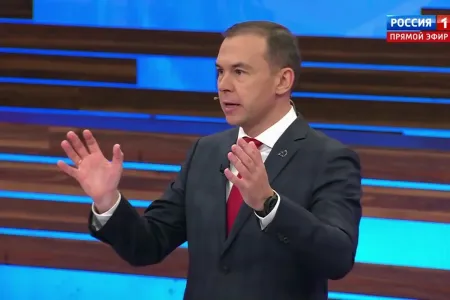 Юрий Афонин в эфире «России-1»: Ни блокадой Ленинграда, ни обстрелами Донецка – дух нашего народа не сломить никогда!