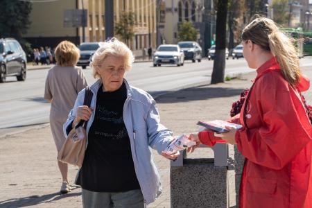 Николай Иванов: в Курской области продолжается акция «Красные в городе»