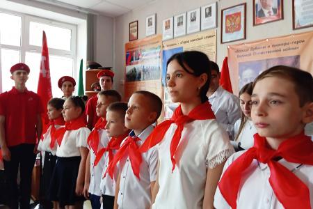 Открыт бюст пионеру-герою Володе Дубинину  в городе воинской славы Мелитополе
