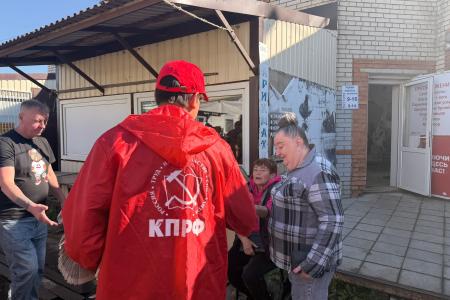 Лидер Пензенских коммунистов Олег Шаляпин посетил Кузнецк и Сосновоборский район