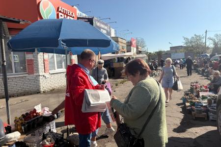 Лидер Пензенских коммунистов Олег Шаляпин посетил Кузнецк и Сосновоборский район