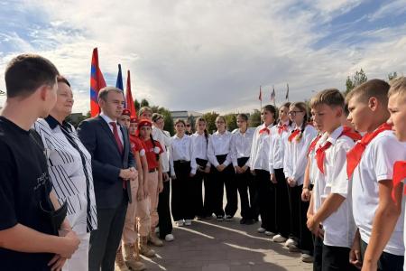 Юрий Афонин на сталинградской земле участвует в мероприятиях, посвященных годовщине Победы над милитаристской Японией