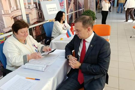 Юрий Афонин проголосовал на выборах депутатов Государственной Думы в Туле