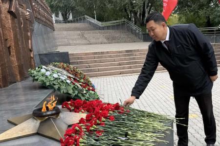 Коммунисты Бурятии отметили 81-ю годовщину победы над милитаристской Японией