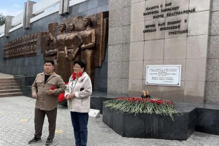Коммунисты Бурятии отметили 81-ю годовщину победы над милитаристской Японией