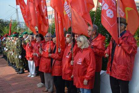 Коммунисты Забайкалья почтили память героев, разгромивших милитаристскую Японию