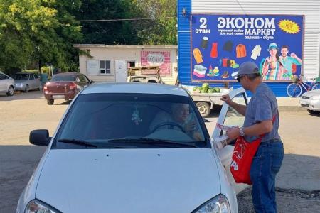 Саратовская область. Выездной агит-рейд балаковских коммунистов в городе Хвалынске