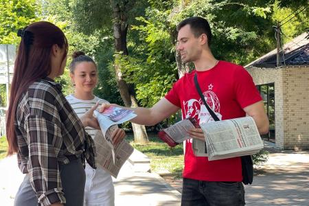 Коммунисты и комсомольцы Крымского рескома КПРФ продолжают активную работу!