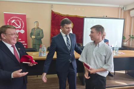 А. Клычков, Н. Иванов и В. Иконников встретились с партийным активом Смоленской области
