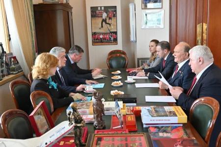 Г.А. Зюганов встретился с Главой Миссии наблюдателей от СНГ Ильхомом Нематовым
