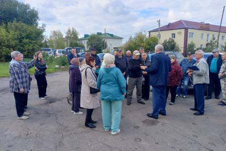 Состоялась встреча Андрея Алехина с жителями Оконешниковского района Омской области