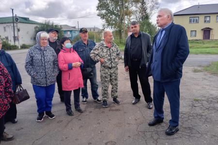 Состоялась встреча Андрея Алехина с жителями Оконешниковского района Омской области