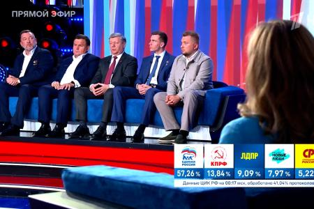 Дмитрий Новиков на Первом канале об итогах выборов в Государственную Думу: “Реальный рейтинг КПРФ существенно выше”