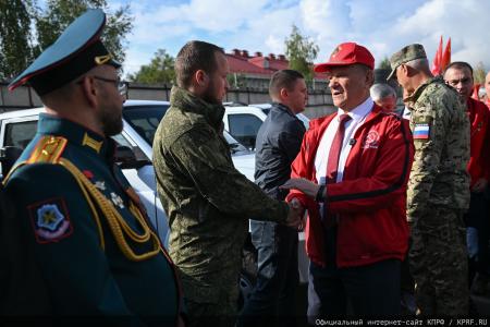 КПРФ отправила 160-й юбилейный гуманитарный конвой под лозунгом «Все для Победы!»